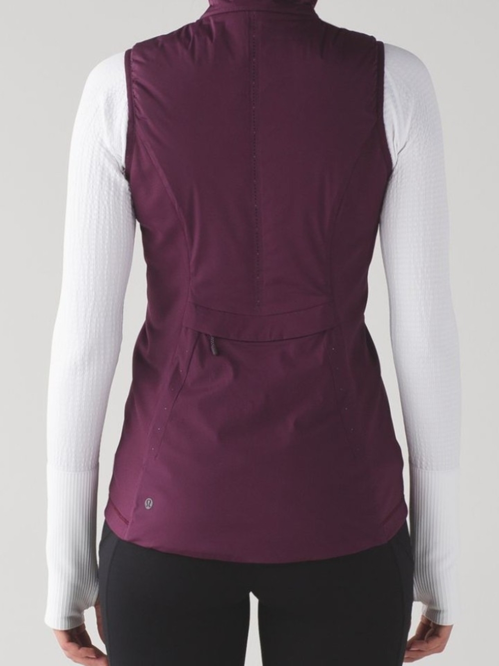 Lululemon Run For Cold Vest Size 6 Navy Blue